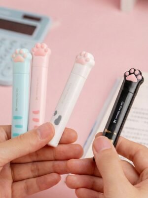 MUN-011_1920X2650px Mini Tijera de Huella de Gato Portátil Kawaii