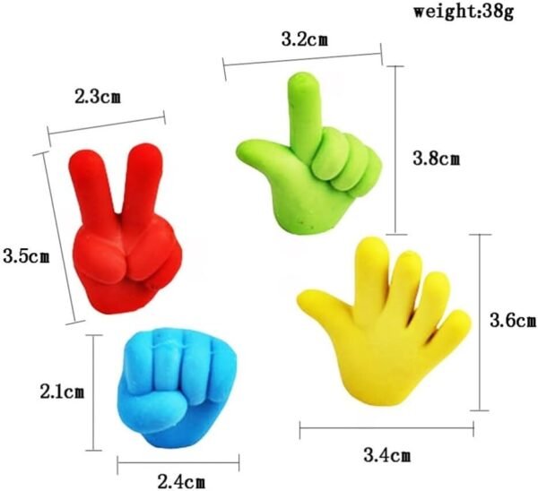 Gomas Borradores Piedra Papel o Tijera