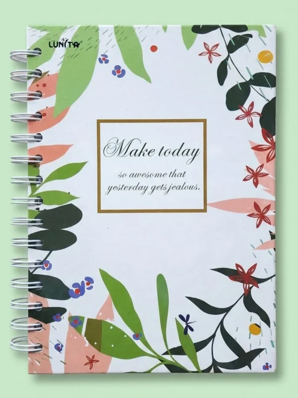 Libreta 100 Hojas Pasta Dura Francés Diseños Cute Raya