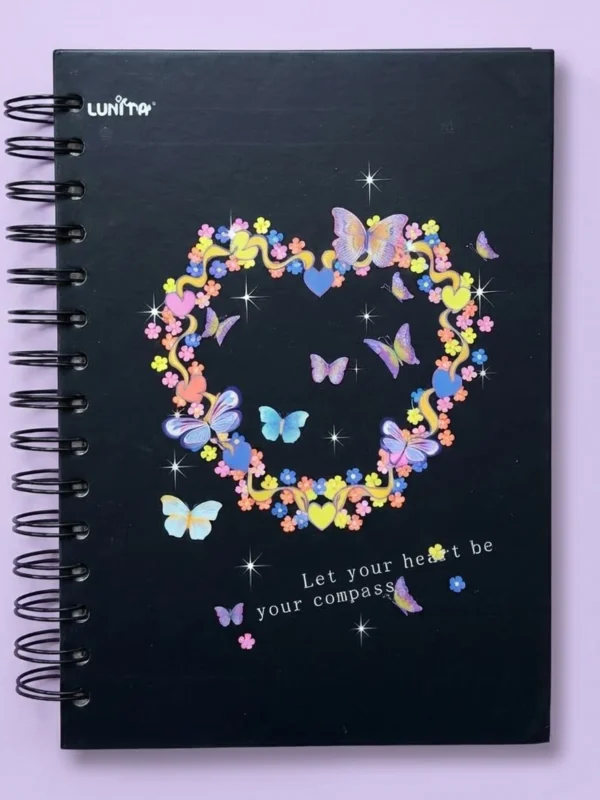 Libreta 100 Hojas Pasta Dura Francés Diseños Cute Raya