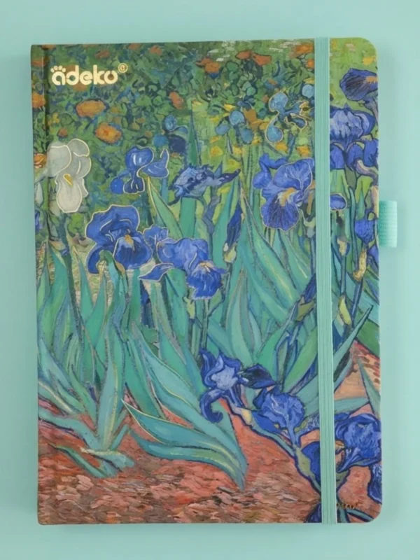 Cuaderno Frances 100 Hojas de Rayas con Diseños Obras Van Gogh