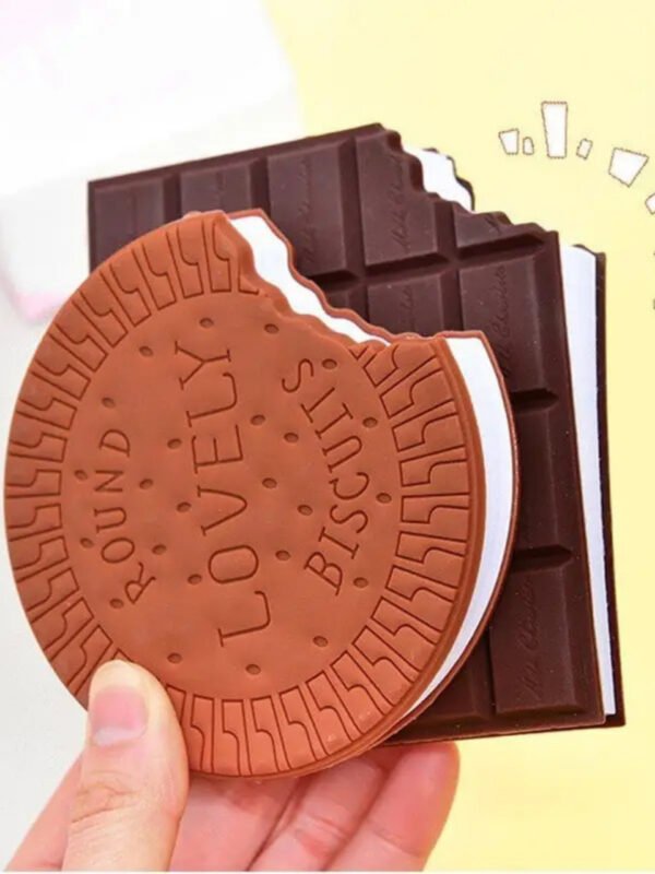 Libreta Mini de Barra Chocolate Mordida Bloc de notas con Aroma