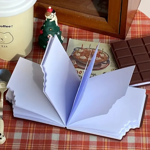 Libreta Mini de Barra Chocolate Mordida Bloc de notas con Aroma