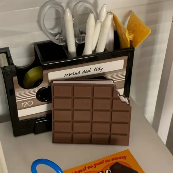 Libreta Mini de Barra Chocolate Mordida Bloc de notas con Aroma