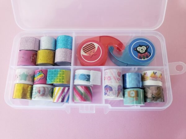 Estuche Kawaii de 20 Washis + 2 Despachadores