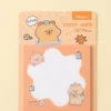 Bloc de Notas Adhesivas Transparentes Diseño Capybara