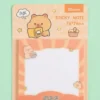 Bloc de Notas Adhesivas Transparentes Diseño Capybara