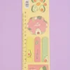 Planilla de Notas Adhesivas con Regla Kawaii de Aguacate