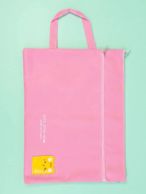 COS-053-rosa 1200x1600px Bolsa de Almacenamiento Tipo Folder de Algodón